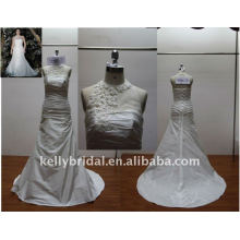 Strapless,Nice Lace Beading,Halter neck wedding dress